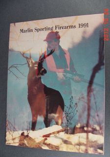  1991 Marlin Arms Firearms Gun Catalog 