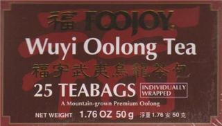 Real Wuyi Foojoy Oolong Weight Loss Tea Wulong 25 Bags
