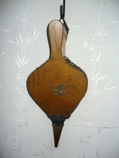 Small Fireplace Bellows with Eagle Emblem