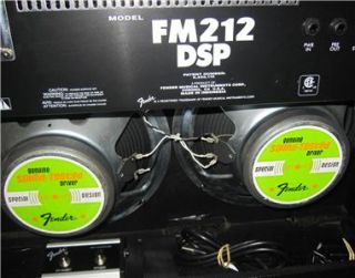 fender fm 212 dsp guitar amp with footswitch