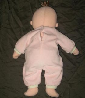 Pottery Barn Kids Plush Baby Doll First Soft Diaper Hannah Abby Pink