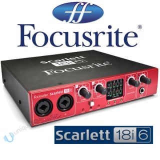 Focusrite Scarlett 18I6 1816 18 i6 USB Audio Interface