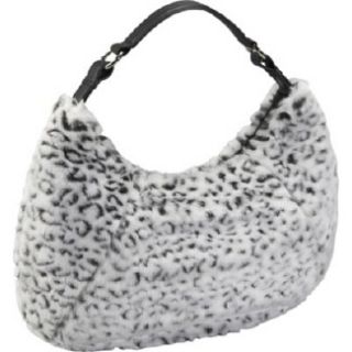 Bisadora Black and White Faux Fur Large Black