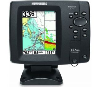 Humminbird 587CI HD Combo GPS Chartplotter Fishfinder with Pre Loaded