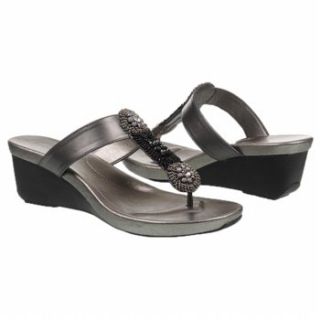 Womens Bandolino Hominy Pewter Leather 