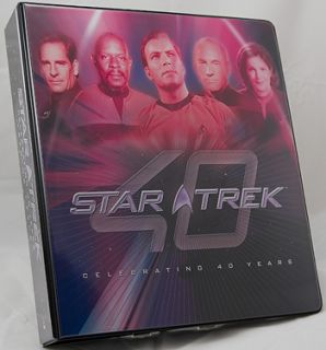 Star Trek 40th Anniversary Mini Master Set w Binder