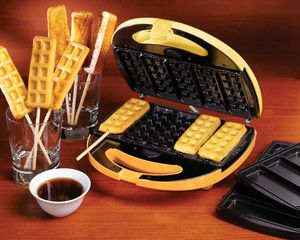 in 1 Breakfast Treats Maker Mini Waffle French Toast Stick Electric
