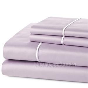  Furstenberg Sensational Solids QUEEN Fitted Sheet Lavender Dusty Mauve