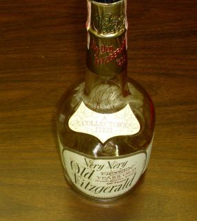 Very Old Fitzgerald Kentucky Bourbon Whiskey Bottle Empty