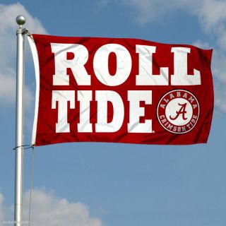 Alabama Crimson Tide Banner Flag Roll Tide Double Sided