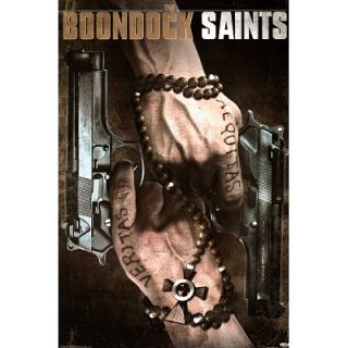 Boondock Saints Poster Gun Rosary Willem Dafoe MacManus