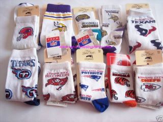 Childrens Kids Sport Novelty Socks for Bare Feet NFL