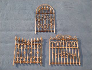 Salesman Architectural Advertising Sample Iron Gates Fence Panels