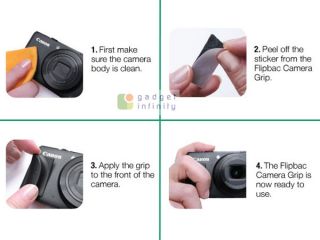 Flipbac Camera Grip G2 for Nikon J1 Olympus E PM1 E PL3 XZ 1 Canon S95