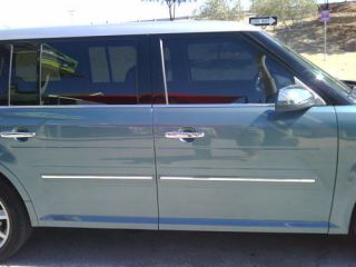 Ford Flex All Models Painted Body Side Mouldings w Chrome Insert Trim