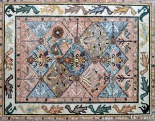 Beautiful Mosaic Rug Floor Inaly Art Tile Home Decor