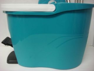 New 360° Spin Magic Mop & Bucket As seen on Tv Lake Blue W/extra long