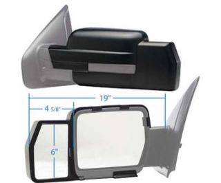 Ford F150 2009 2010 2011 Snap on Towing Tow Mirror Extension New Pair