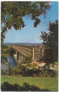 ft leavenworth ks old bridge postcard kansas mailed in 1962 we carry a