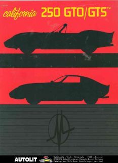 1980 Ferrari California 240Z Mcburnie Kit Car Brochure