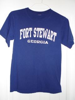 US Army Fort Stewart T Shirt Adult Small Military