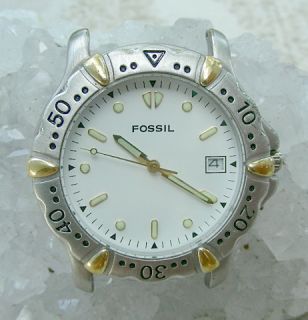Fossil Am 2985 Ladies 2 Color Stainless Fossil Quartz Watch 51482