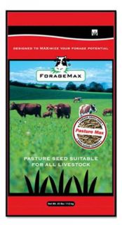 Forage Max 25 LB Livestock Pasture Seed All Purpose Grazing Mix