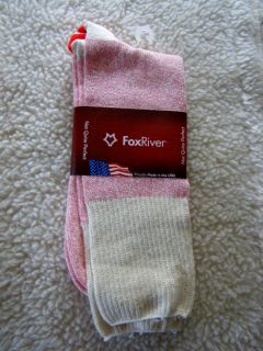 Original Fox River Red Heel Socks to make Sock Monkey Size L PINK