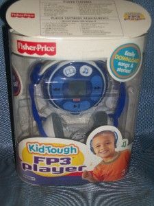 Fisher Price Kid Tough FP3 Player Software Headphones  Music w Box