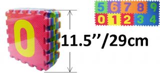 Kid Toys Alphabet and Number Eva Foam Puzzle Mat 36pcs