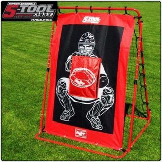 Rawlings 5 Tool Travlpitch Fielding Pitching Net Carbon Steel Frame