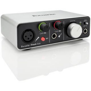 Focusrite Itrack Solo Audio Interface for PC Mac More 2x2 iOS USB New