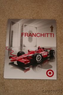 2009 Dario Franchitti Target Honda Dallara Indy Car postcard