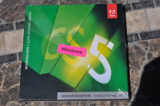Adobe Creative Suite 5 CS5 Web Premium Windows CS 5 5