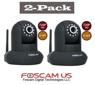 Foscam FI9821W Black Brand New HD H 264 Free Support 2 Year
