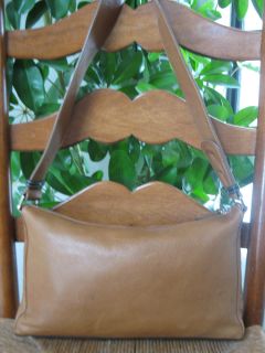 Coccinelle Brown Supple Leather Shoulder Tote Bag Handbag Purse