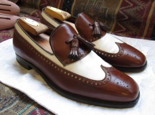 1950s Spectator Loafers Johnston Murphy for Frank Brothers 9 d