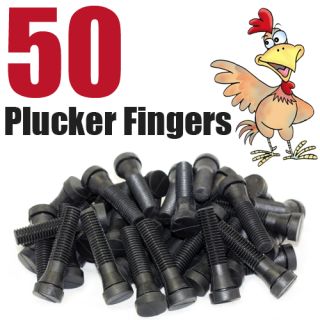 50 Pack Chicken Plucker Machine Fingers Poultry Plucking Deluxe