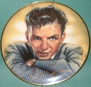 Frank Sinatra The Bobby Soxer Days Limited Edition Collectors Plate