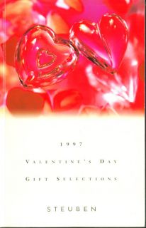 Valentines Day Gift Selections Steuben Catalog 1997