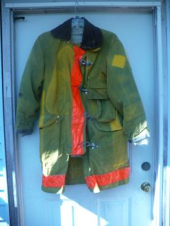 Body Guard Yellow with Orange #J468 Fire Fireman Firefighter Jacket
