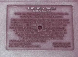 Franklin NIV 30 Holy Bible New International Version