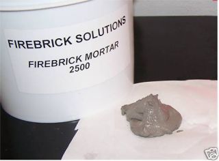 Firebrick Refractory Mortar 2500 1 2 Gallon