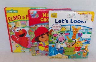 First Look Find Books for Toddlers Elmo Baby Einstein Dora
