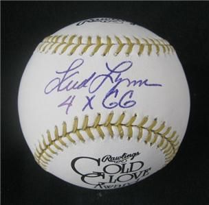 Fred Lynn Auto Signed Autograph Gold Glove Baseball PSA