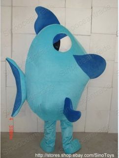 Fish Adult Size Mascot Costume Fancy Dress Outfit