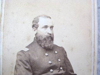  Civil War Officer Soldier Carte de Visite Photograph in Uniform