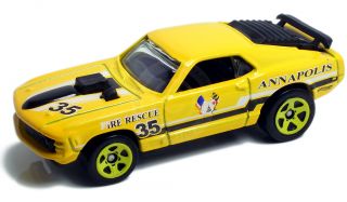 1970 Ford Mustang Mach 1 Annapolis Fire Rescue 1 64 Scale Hot Wheels