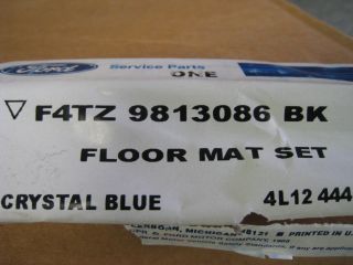 Ford Explorer Floor Mats Crystal Blue Front 91 92 93 94 95 96 98