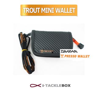   Presso Trout Lure Mini Wallet Bass Walleye Fishing Spoon Tackle box